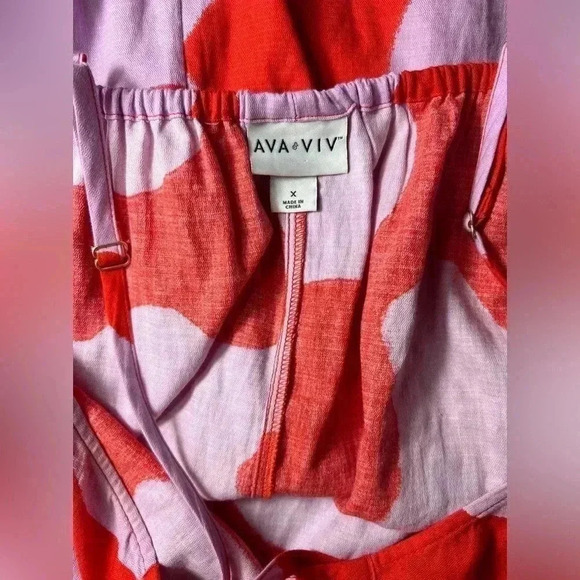 Ava Viv X (14) circular pockets adjustable straps orange and purple - Picture 6 of 8